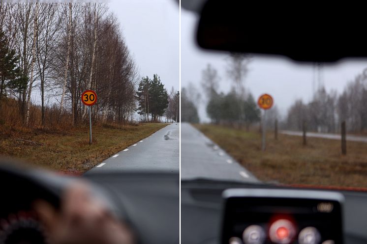 Skillnaden mellan bra och dålig syn i trafiken – Synbesiktningen 2015