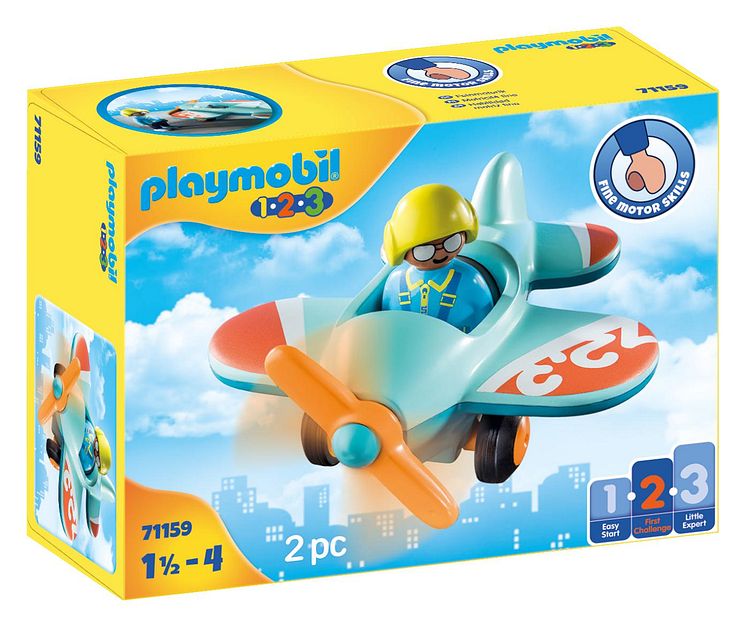 PLAYMOBIL 1.2.3_Flugzeug (71159)