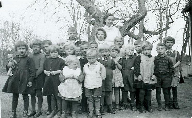 Finska barn vid barnhemmet i Näringsberg, Västerhaninge