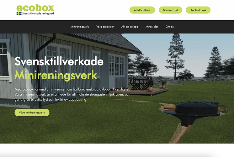 Ecotech Webbplats