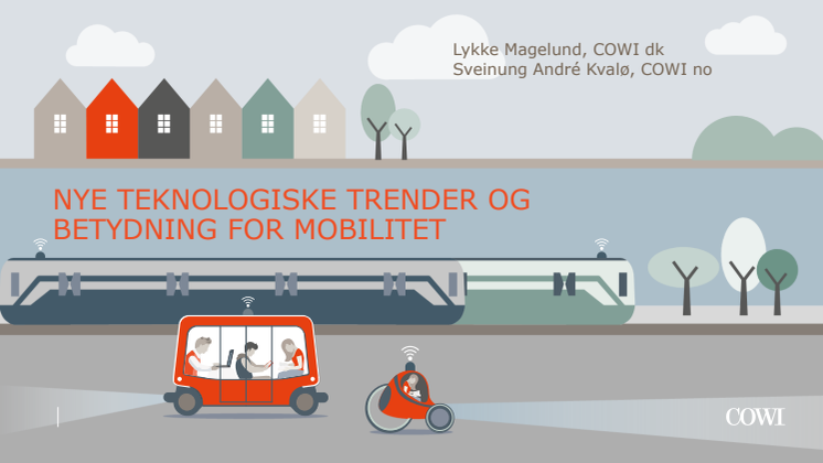 Cowi: Nye teknologiske trender og betydningen for mobilitet
