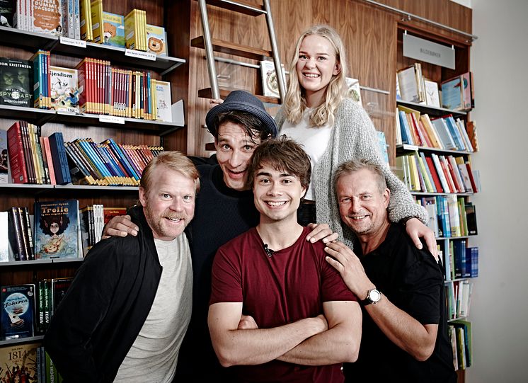 Alexander Rybak med skuespillerteam