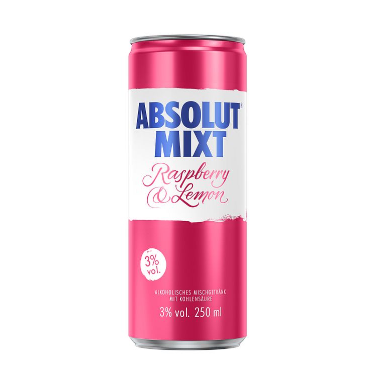 Absolut MIXT Raspberry Lemon 