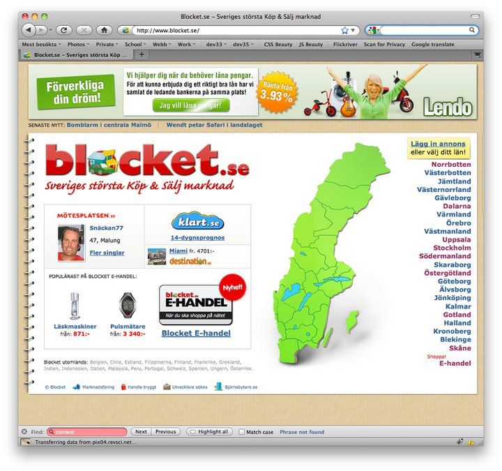 Blocketsajten 2011