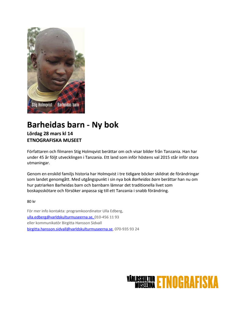 Barheidas barn - Bokpresentation