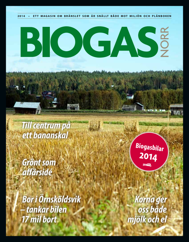 Biogasmagasin från Biogas Norr