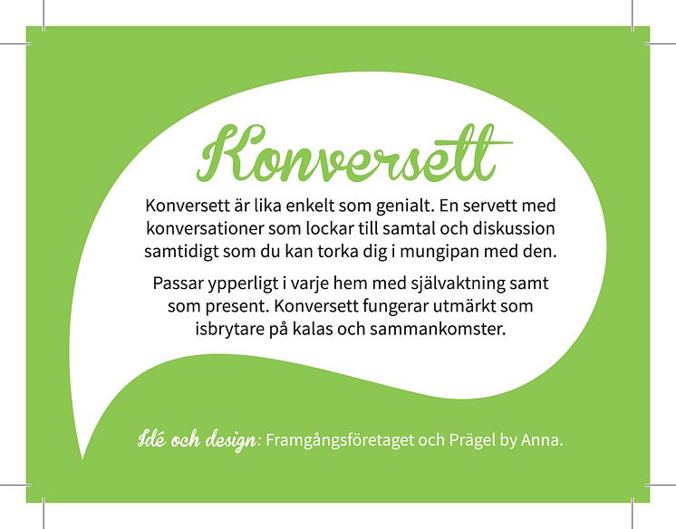 Konversett beskrivning