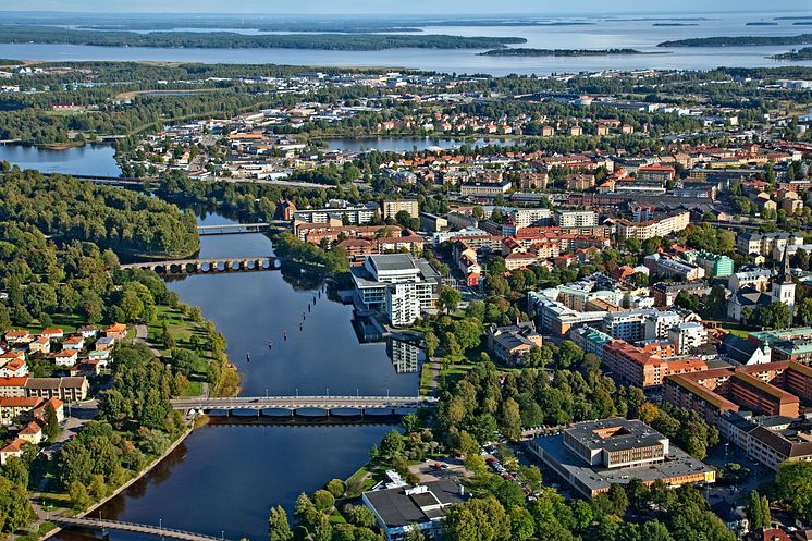Flygfoto Karlstad CCC