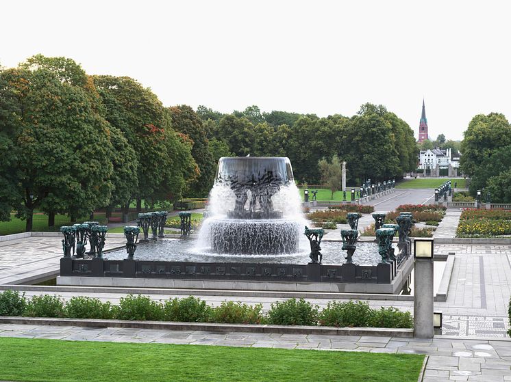 The Vigeland Park The Fountain