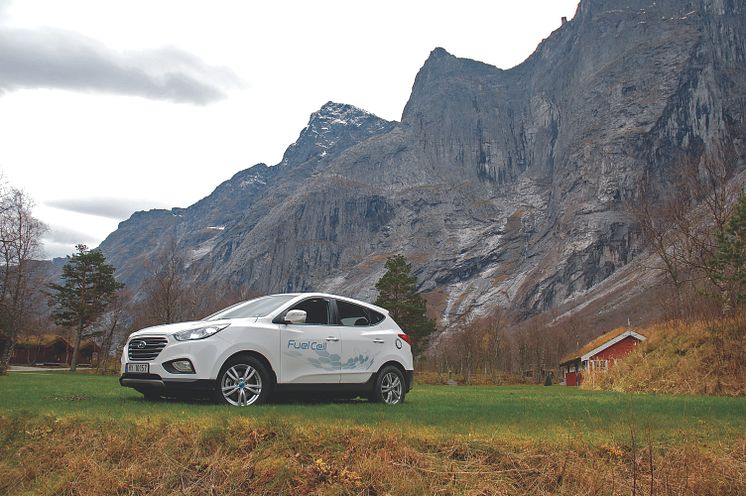 Hyundai ix35 FCEV hydrogenelektrisk bil