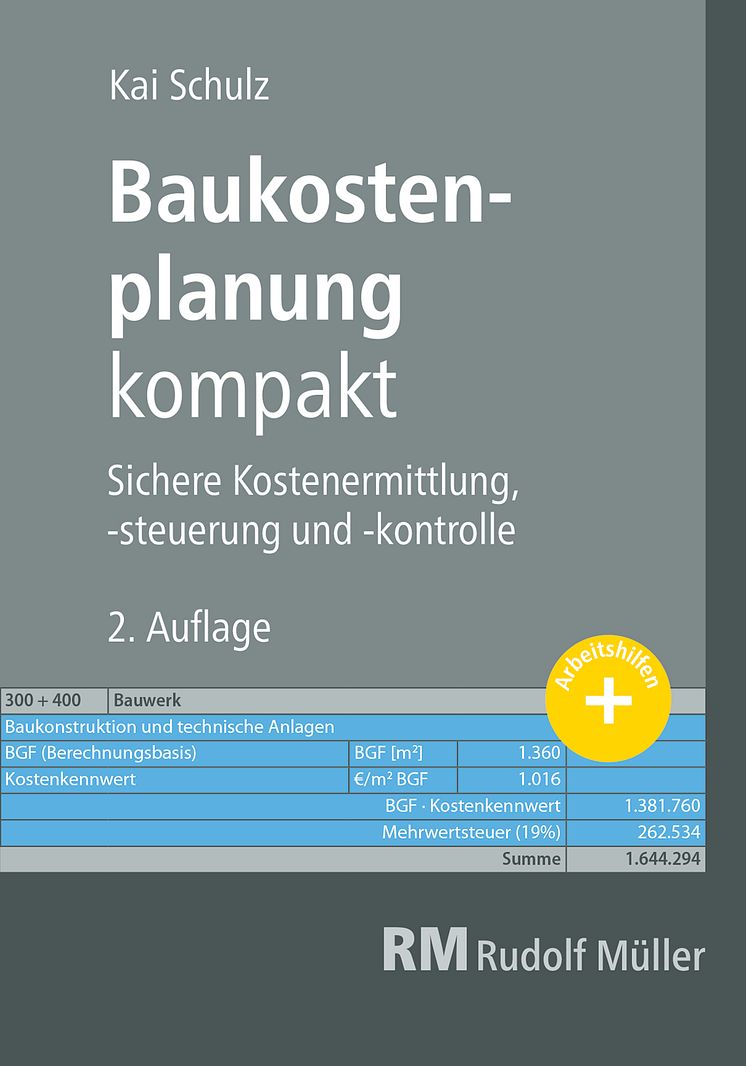 Baukostenplanung kompakt, 2. Auflage (2D/tif)