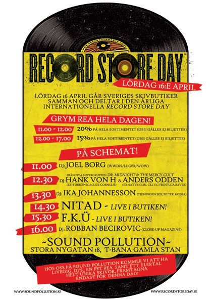 Record Store Day på Sound Pollution