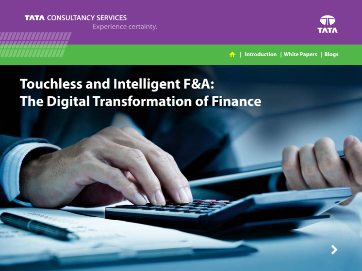 Touchless and Intelligent F&A: The Digital Transformation of Finance