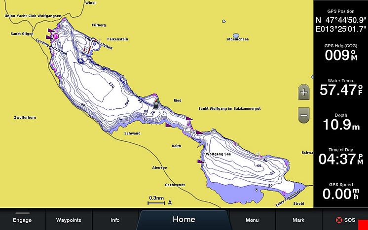 Garmin BlueChart2022 Eldenburg Österreich (c) Garmin Deutschland GmbH