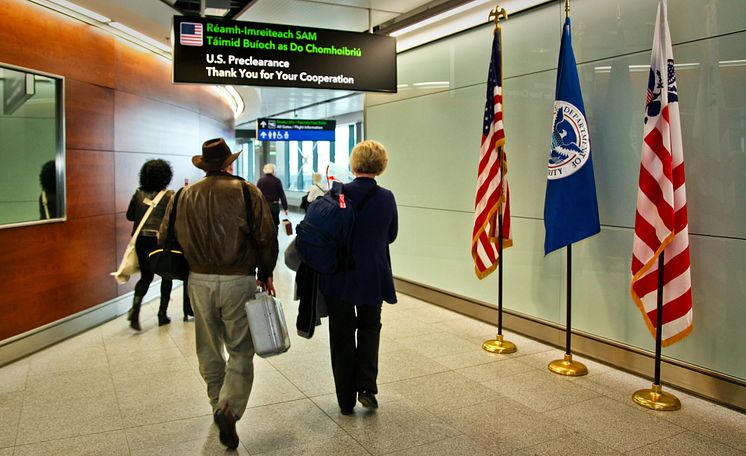 US preclearance facility at Dublin Airport