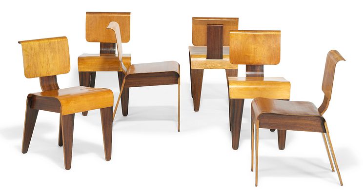 Marcel Breuer: seks "Isokon" stabelstole