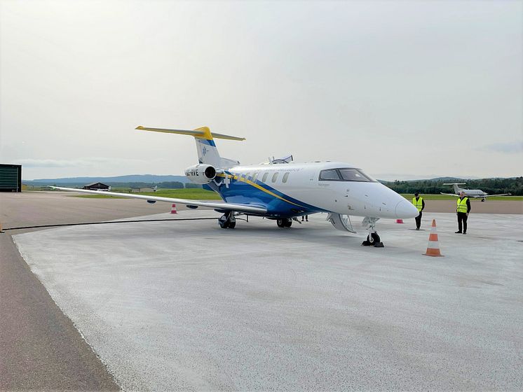 Svenskt Ambulansflyg på besök i Borlänge_04