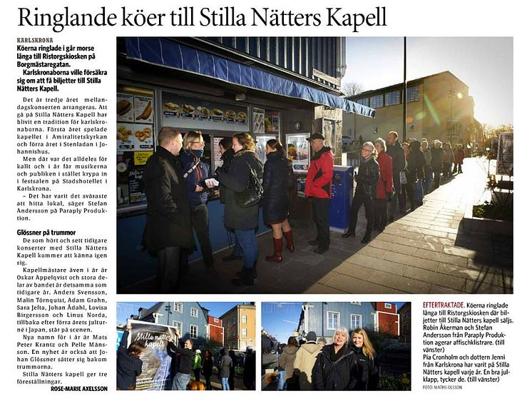 Artikel biljettförsäljning Ristorgskiosken