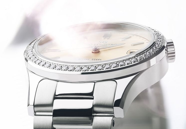 Royal Steel Classic 36mm Diamant Bezel 