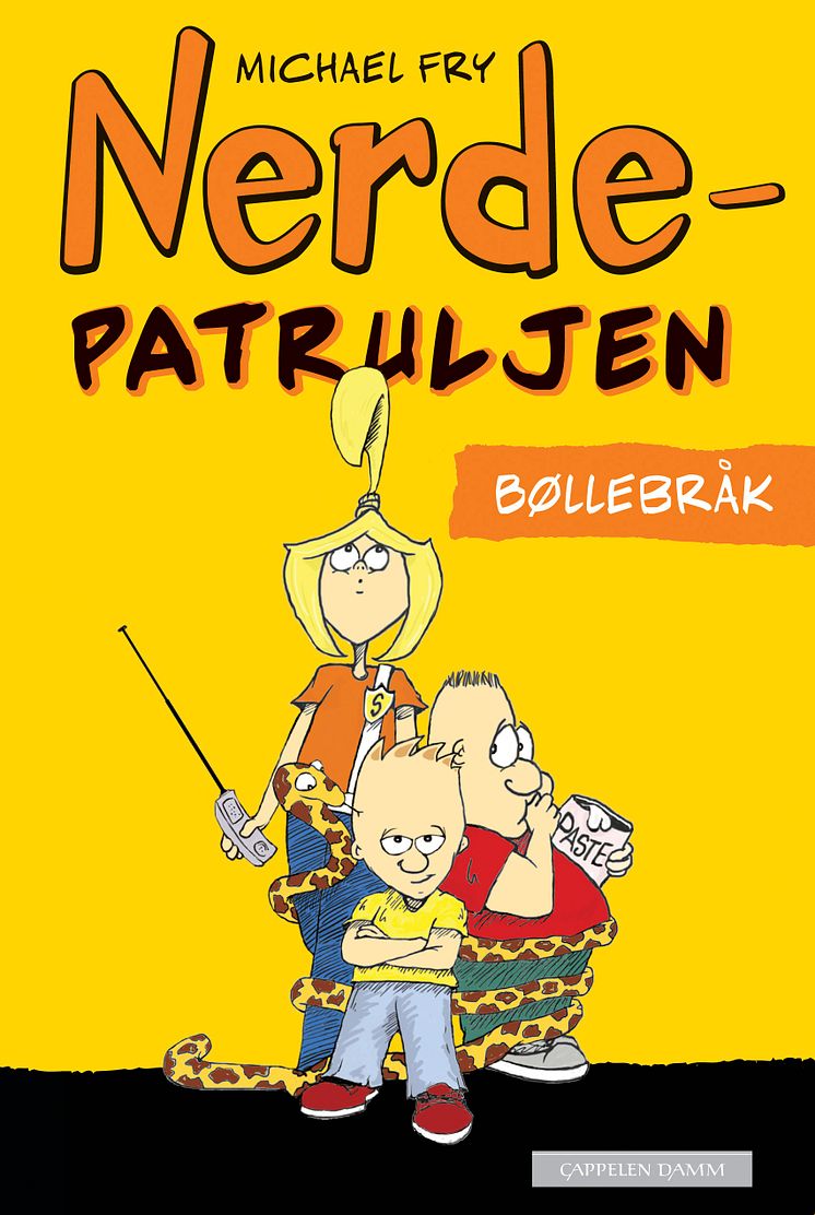 Nerdepatruljen Bøllebråk, omslag