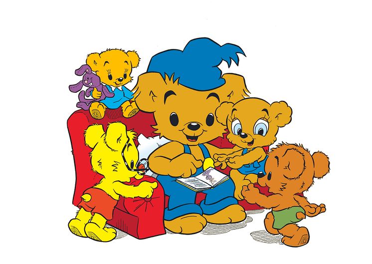 Bamse högläsning illustration