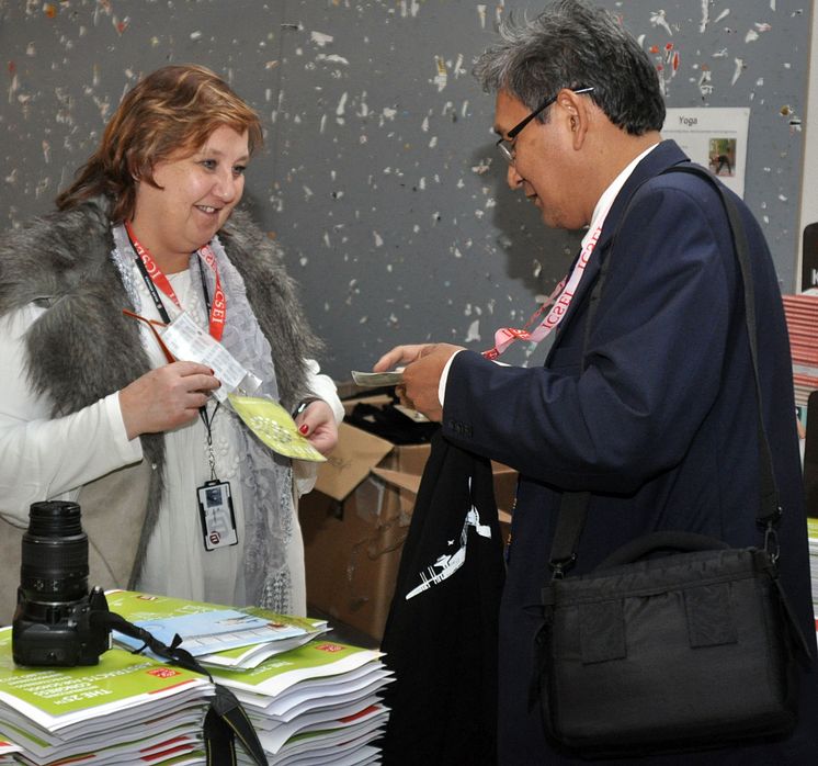 Pia Håland och Rochmat Wahab