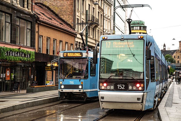 Trikken er tilbake i Storgata