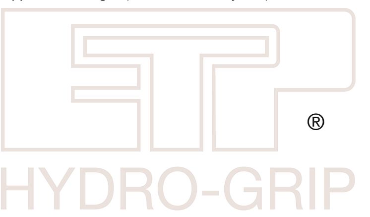 ETP HYDRO-GRIP outline grey logo