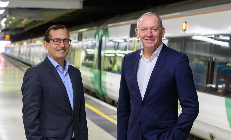 Christian Schreyer, Go-Ahead CEO (left) and Patrick Verwer, Govia Thameslink Railway CEO 2