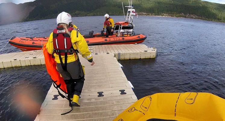 Image - Ocean Signal - Loch Ness RNLI head out to rescue the stranded paddleboarder in September