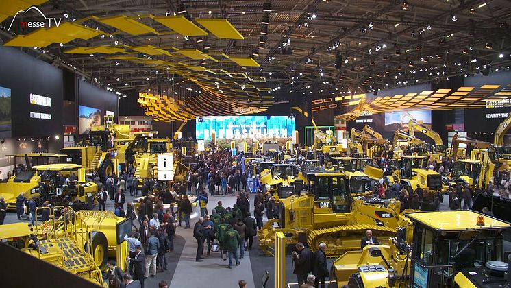 Caterpillar Baumaschinen bauma Messe München