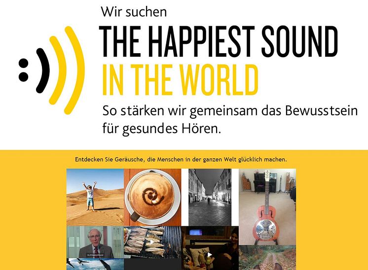 WIR SUCHEN THE HAPPIEST SOUND IN THE WORLD