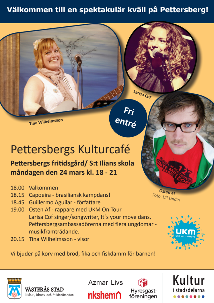 Affisch - Pettersbergs kulturcafé