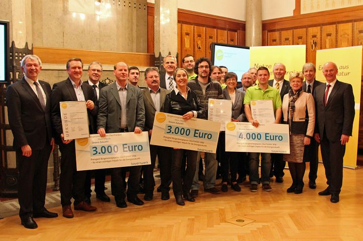 Bürgerenergiepreis Oberfranken 2016 verliehen