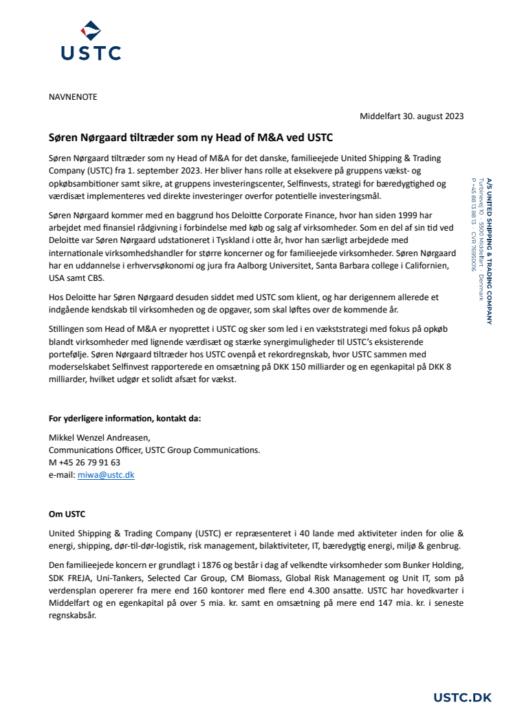 Ny head of MA USTC - Søren Nørgaard_navnenote.pdf