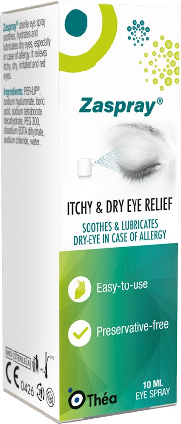 Zaspray - lindrar och smörjer torra ögon vid allergi