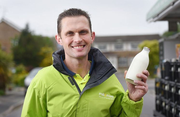 Camberley milkman Darren Barnes