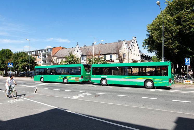 Skånetrafiken bjuder in till premiärtur med Sveriges första bussläp.