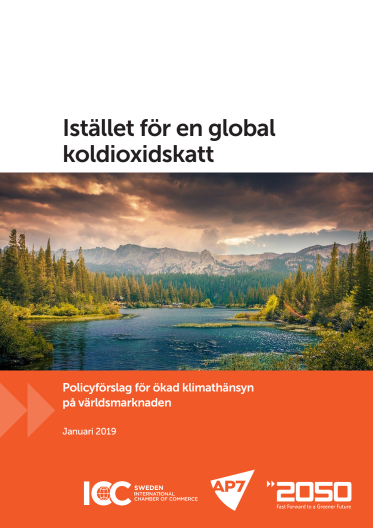 Istället för en global koldioxidskatt