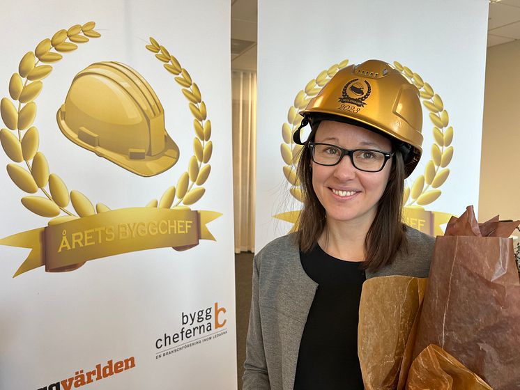 Angelica Starke Årets Byggchef 2023