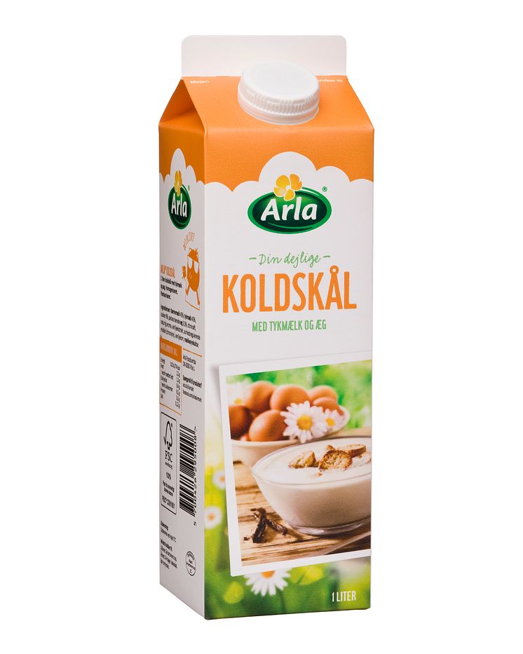 Arla Koldskål med tykmælk og æg