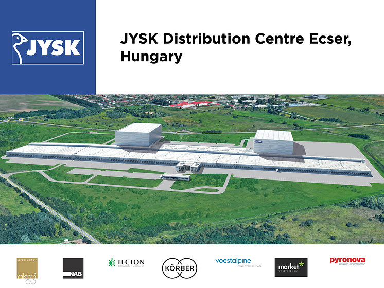 JYSK Distribution Centre Ecser visualisation 1