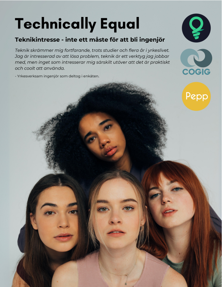 Technically Equal - Teknikintresse - inte ett måste för att bli ingenjör
