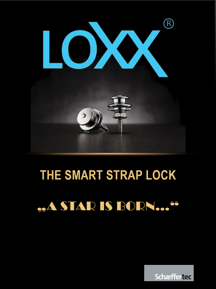LOXX®  - the smart strap lock for your guitar!