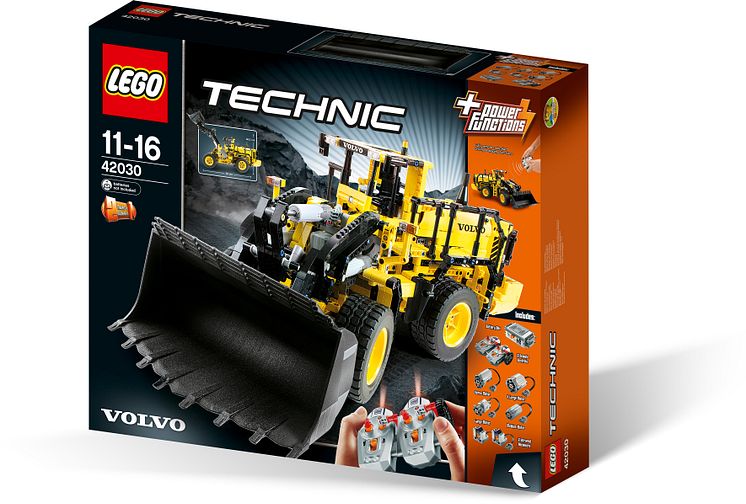 LEGO Technic - förpackning / kartong till Volvo L350F hjullastare 42030