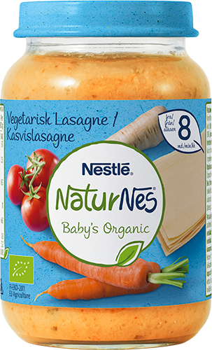Vegetarisk lasagne från Baby´s Organic