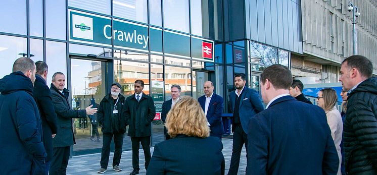 Crawley station open event