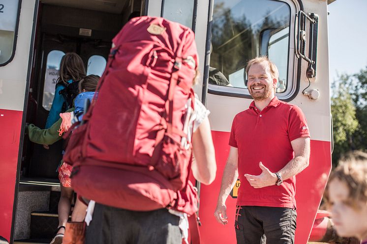 Tågluffa med Inlandsbanekortet