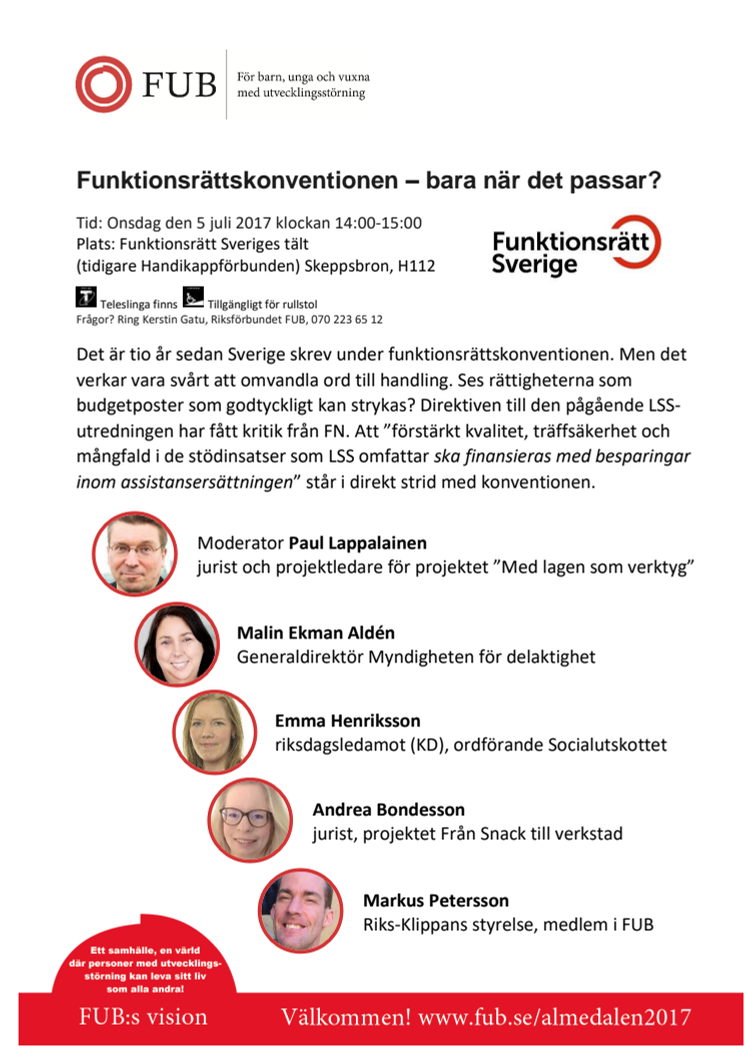 ​Waterfrontfika: Funktionsrättskonventionen – bara när det passar?