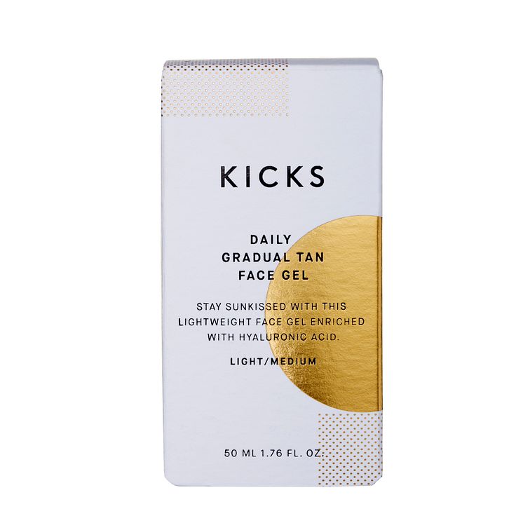 KICKS Daily Gradual Tan Face Gel LightMedium closed